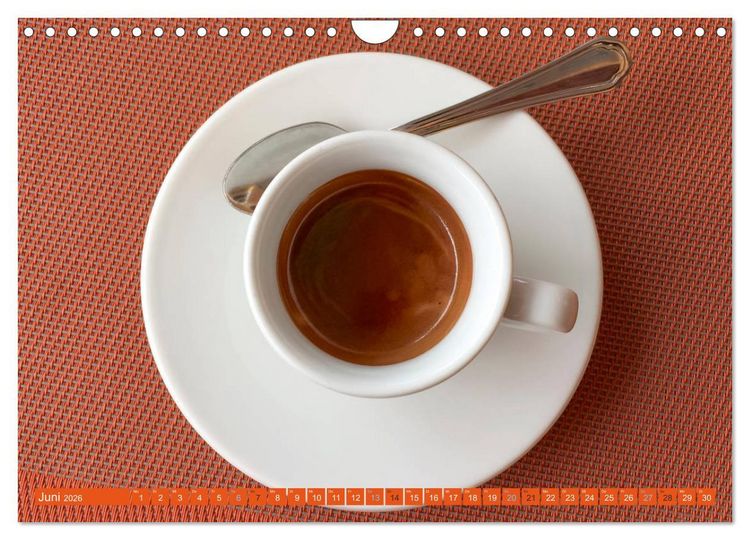 Produktbild: Kaffee (Wandkalender 2026 DIN A4 quer), CALVENDO Monatskalender
