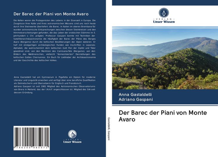 Produktbild: Der Barec der Piani von Monte Avaro