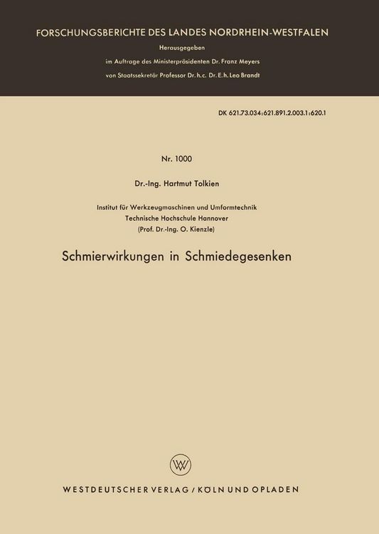 Produktbild: Schmierwirkungen in Schmiedegesenken