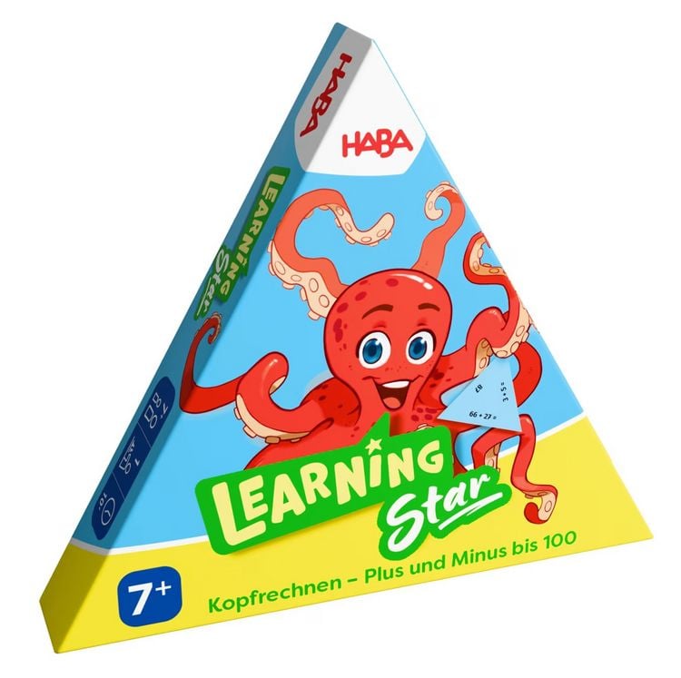 Produktbild: HABA 2013370002 - play+learn: Learning Star, Kopfrechnen-Plus und Minus bis 100, Legespiel