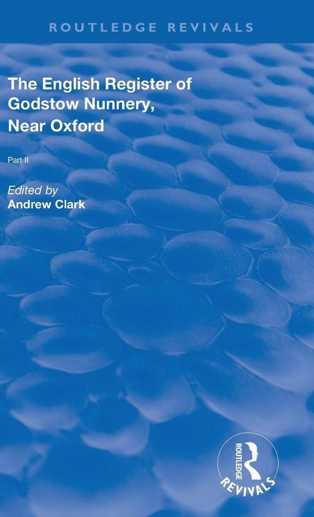 Produktbild: English Register of Godstow Nunnery, Near Oxford