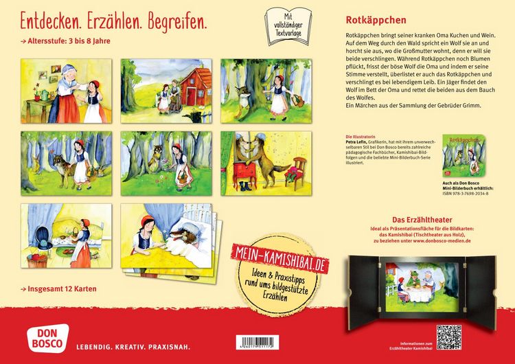 Produktbild: Rotk&auml;ppchen. Kamishibai Bildkartenset