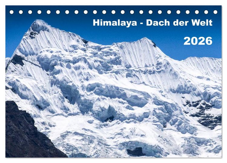 Produktbild: Himalaya - Dach der Welt (Tischkalender 2026 DIN A5 quer), CALVENDO Monatskalender