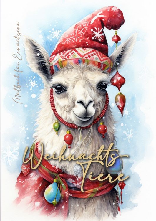 Produktbild: Weihnachtstiere Malbuch f&uuml;r Erwachsene