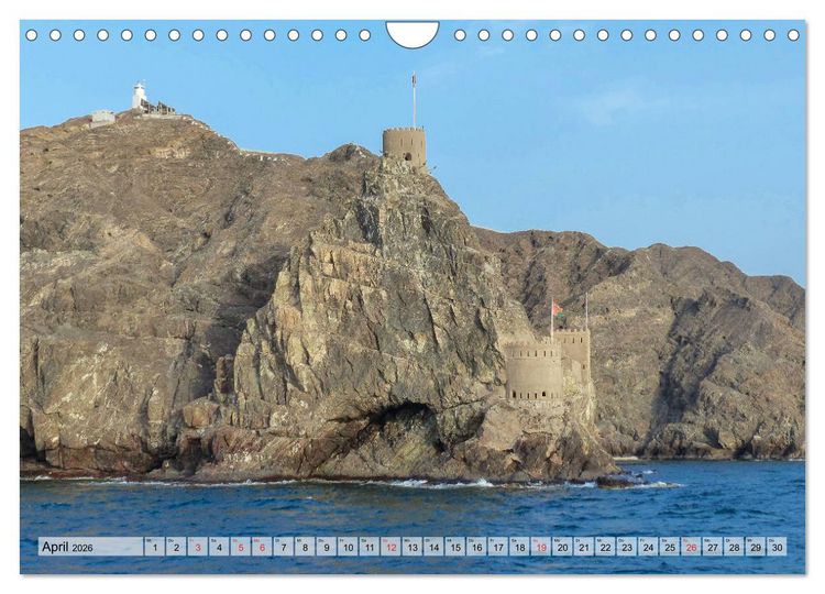 Produktbild: Oman - Zauberhafte Landschaften (Wandkalender 2026 DIN A4 quer), CALVENDO Monatskalender