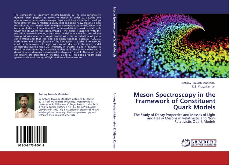 Produktbild: Meson Spectroscopy in the Framework of Constituent Quark Models