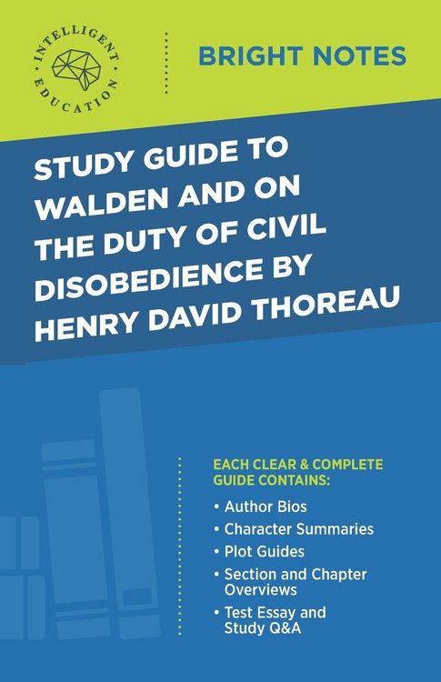 Produktbild: Study Guide to Walden and On the Duty of Civil Disobedience by Henry David Thoreau
