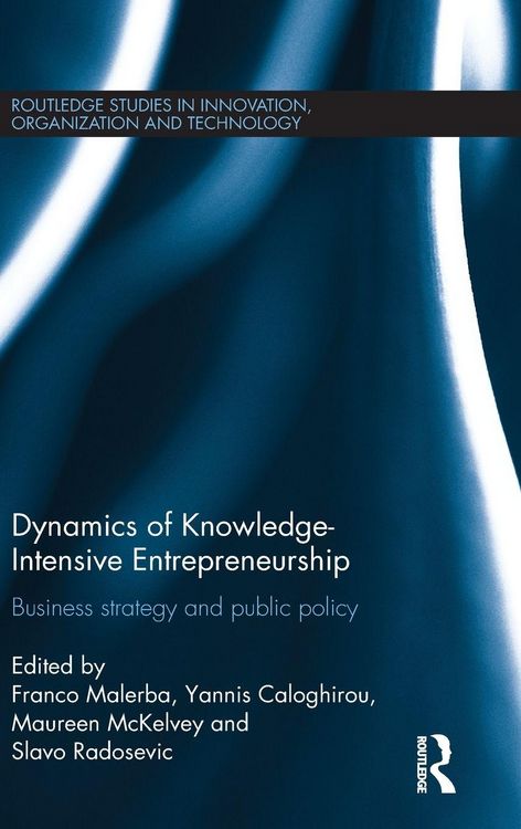 Produktbild: Dynamics of Knowledge Intensive Entrepreneurship