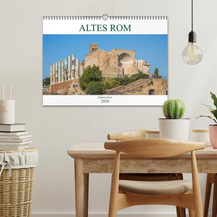 Produktbild: Altes Rom - Impressionen (Wandkalender 2026 DIN A3 quer), CALVENDO Monatskalender