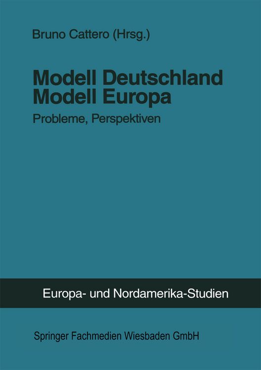 Produktbild: Modell Deutschland &mdash; Modell Europa