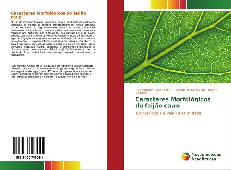 Produktbild: Caracteres Morfol&oacute;gicos do feij&atilde;o caupi