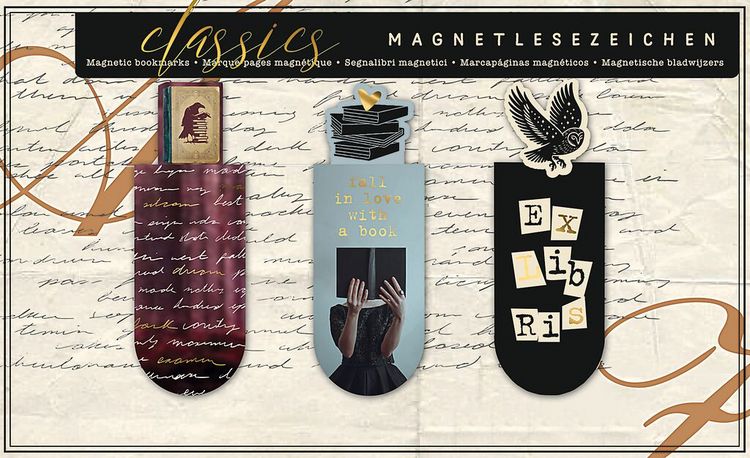 Produktbild: moses. libri_x Magnetlesezeichen Classics