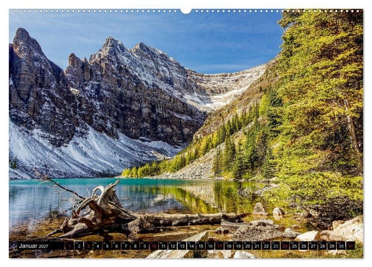 Produktbild: West-Kanada (Wandkalender 2027 DIN A2 quer), CALVENDO Monatskalender