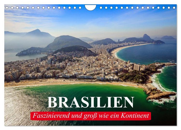 Produktbild: Brasilien. Faszinierend und gro&szlig; wie ein Kontinent (Wandkalender 2026 DIN A4 quer), CALVENDO Monatskalender
