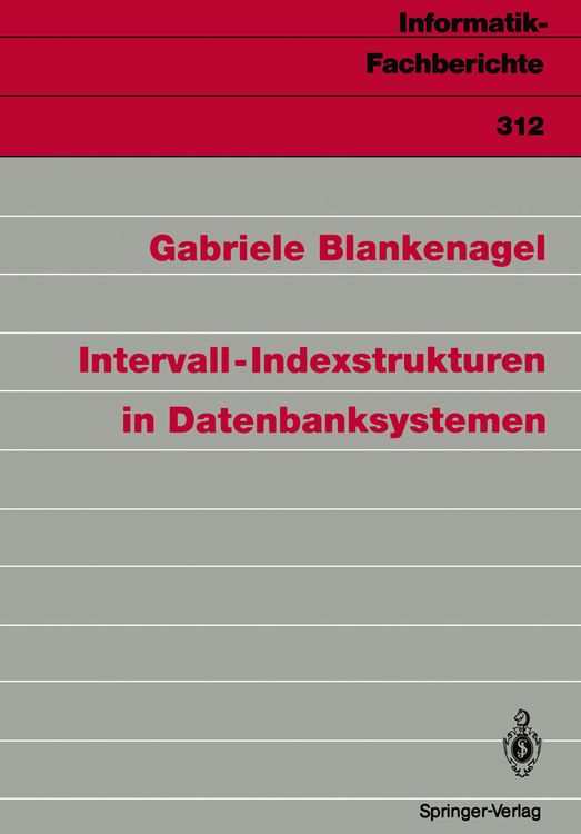 Produktbild: Intervall-Indexstrukturen in Datenbanksystemen
