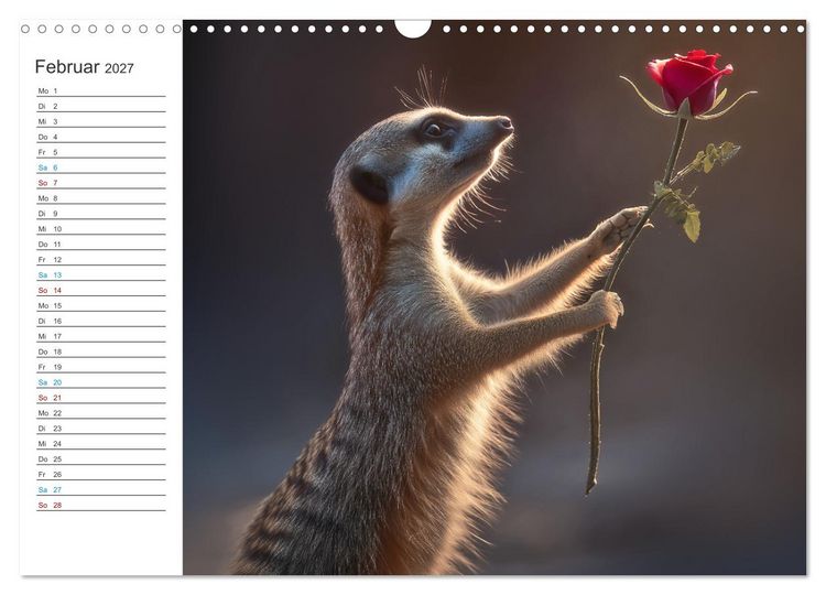 Produktbild: Die Welt der Erdm&auml;nnchen (Wandkalender 2027 DIN A3 quer), CALVENDO Monatskalender