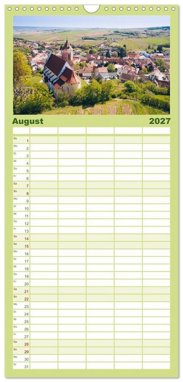 Produktbild: Familienplaner 2027 - Das Weinviertel im wundersch&ouml;nen Nieder&ouml;sterreich. mit 5 Spalten (Wandkalender, 21 x 45 cm) CALVENDO