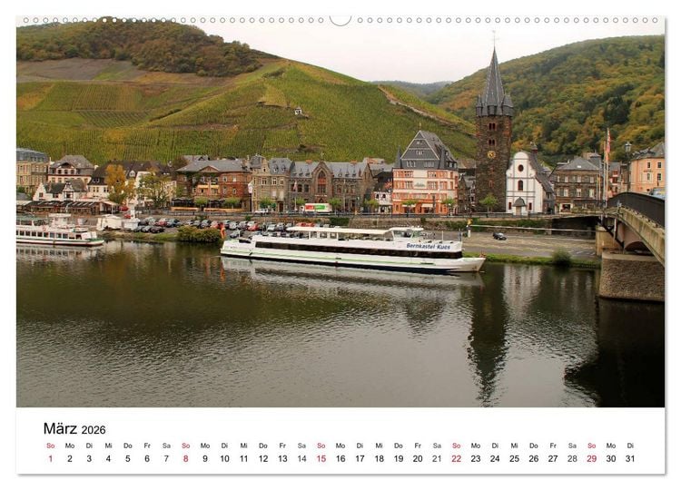 Produktbild: Bernkastel-Kues an der Mosel (Wandkalender 2026 DIN A2 quer), CALVENDO Monatskalender