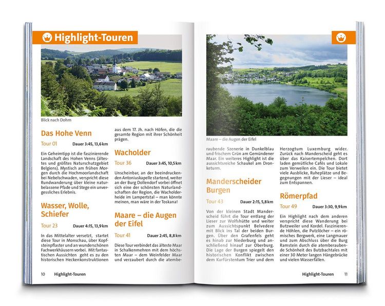 Produktbild: KOMPASS Wanderf&uuml;hrer Eifelsteig, vom Dom zu Aachen zum Dom in Trier, 50 Touren mit Extra-Tourenkarte