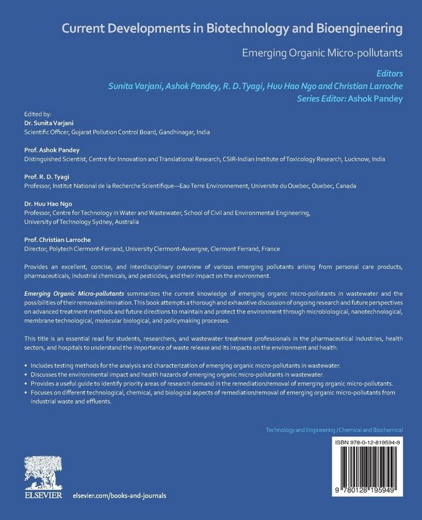 Produktbild: Current Developments in Biotechnology and Bioengineering