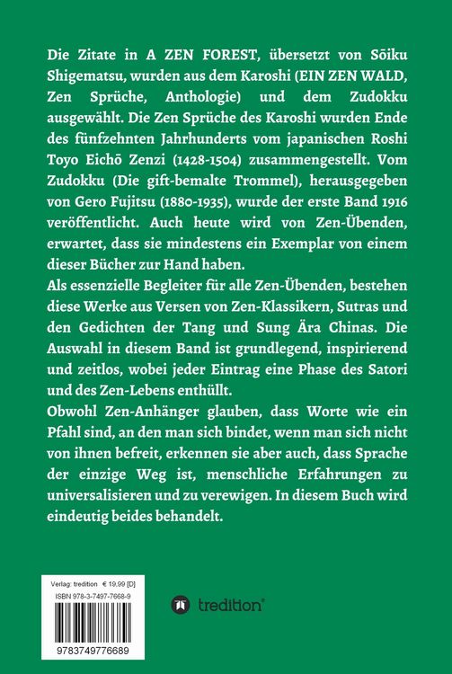 Produktbild: Ein Zen Wald