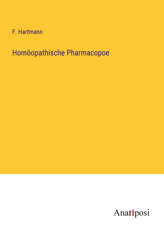 Produktbild: Hom&ouml;opathische Pharmacopoe