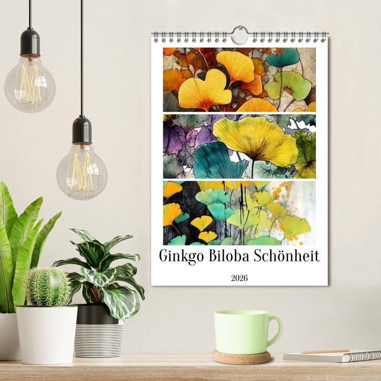 Produktbild: Ginkgo Biloba Sch&ouml;nheit (Wandkalender 2026 DIN A4 hoch), CALVENDO Monatskalender