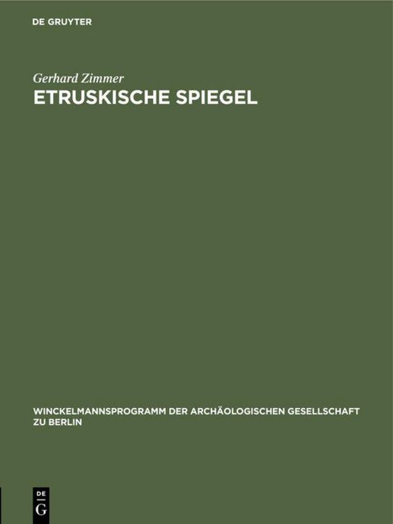 Produktbild: Etruskische Spiegel