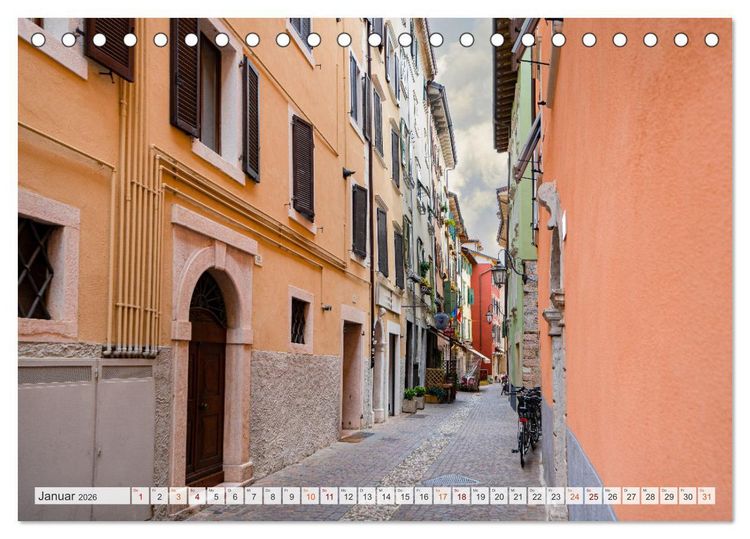 Produktbild: Riva del Garda Impressionen vom Gardasee (Tischkalender 2026 DIN A5 quer), CALVENDO Monatskalender