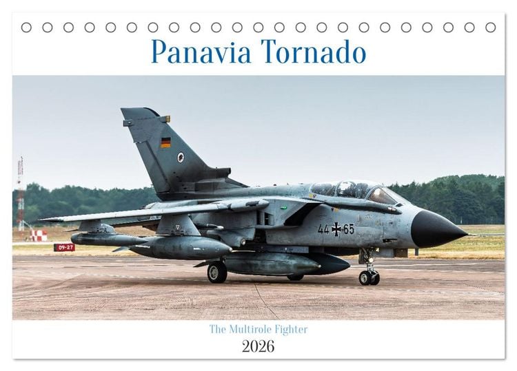 Produktbild: Panavia Tornado - The Multirole Fighter (Tischkalender 2026 DIN A5 quer), CALVENDO Monatskalender
