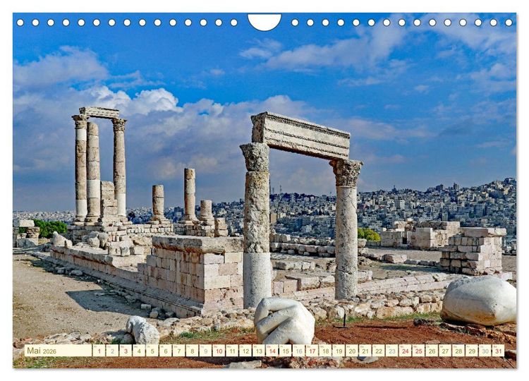 Produktbild: Urlaub in JORDANIEN (Wandkalender 2026 DIN A4 quer), CALVENDO Monatskalender