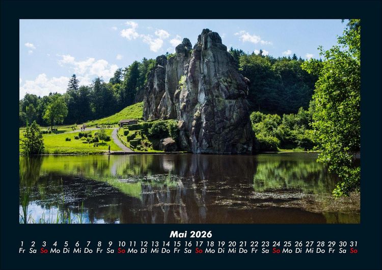 Produktbild: Die Seen der Erde 2026 Fotokalender DIN A4