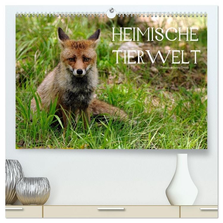 Produktbild: Heimische Tierwelt (hochwertiger Premium Wandkalender 2026 DIN A2 quer), Kunstdruck in Hochglanz