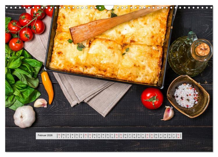 Produktbild: Mediterrane K&uuml;che - Gesund & Lecker (Wandkalender 2026 DIN A3 quer), CALVENDO Monatskalender