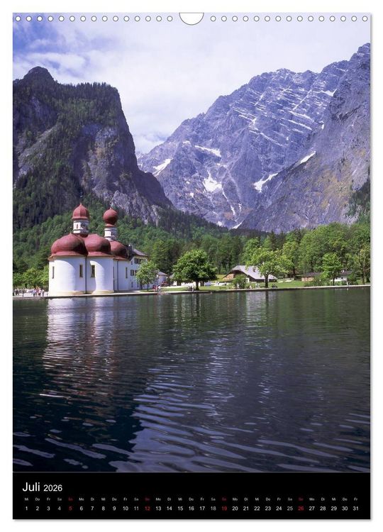 Produktbild: Idyllische Landschaften in Bayern (Wandkalender 2026 DIN A3 hoch), CALVENDO Monatskalender