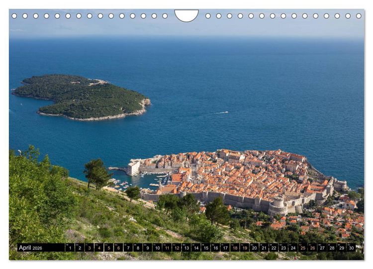 Produktbild: Dalmatien - Perle der Adria (Wandkalender 2026 DIN A4 quer), CALVENDO Monatskalender
