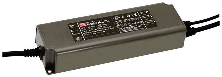 Produktbild: MEAN WELL PWM-120-24DA2 LED-Treiber 120W 5A 24V 1St.