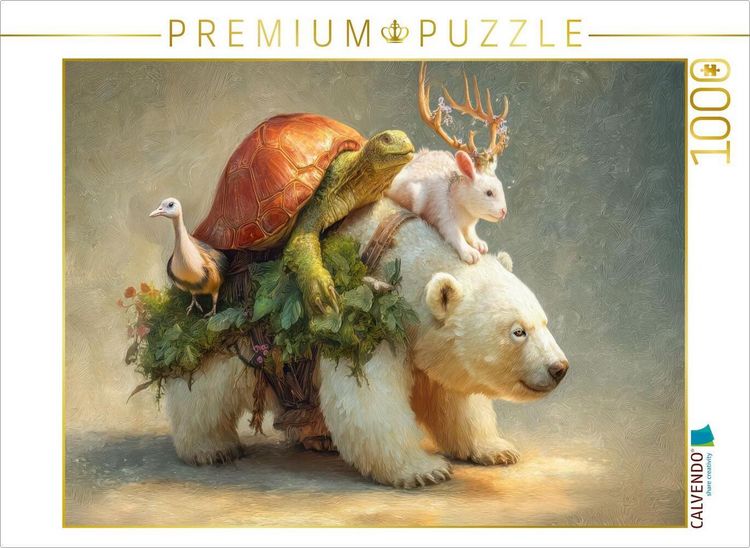 Produktbild: CALVENDO Puzzle Humorvolle Tiere | 1000 Teile Lege-Gr&ouml;&szlig;e 64x48cm Foto-Puzzle f&uuml;r gl&uuml;ckliche Stunden