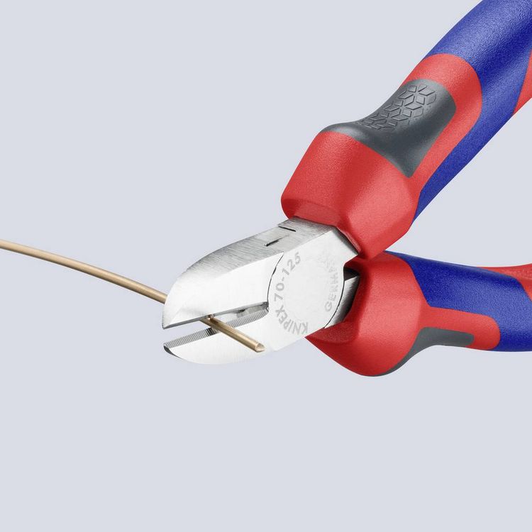 Produktbild: Knipex 70 05 125 Werkstatt Seitenschneider mit Facette 125mm