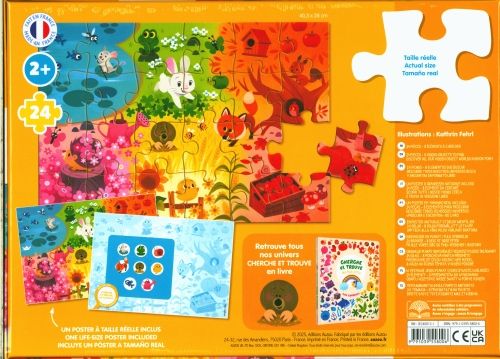 Produktbild: Les couleurs : puzzle cherche et trouve des tout-petits