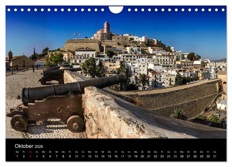 Produktbild: Ibiza und seine Farben (Wandkalender 2026 DIN A4 quer), CALVENDO Monatskalender