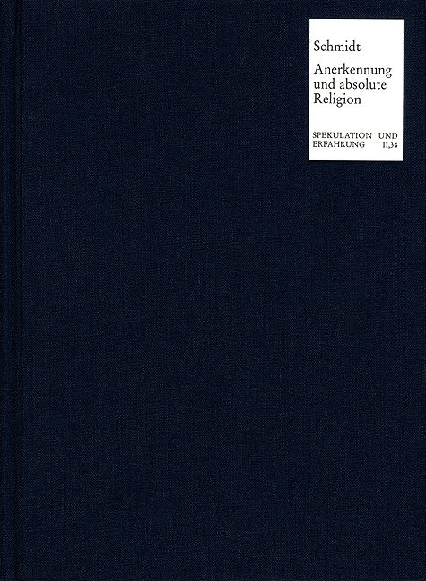 Produktbild: Anerkennung und absolute Religion