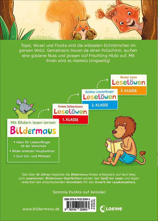Produktbild: Bildermaus - Geschichten von frechen Eichh&ouml;rnchen