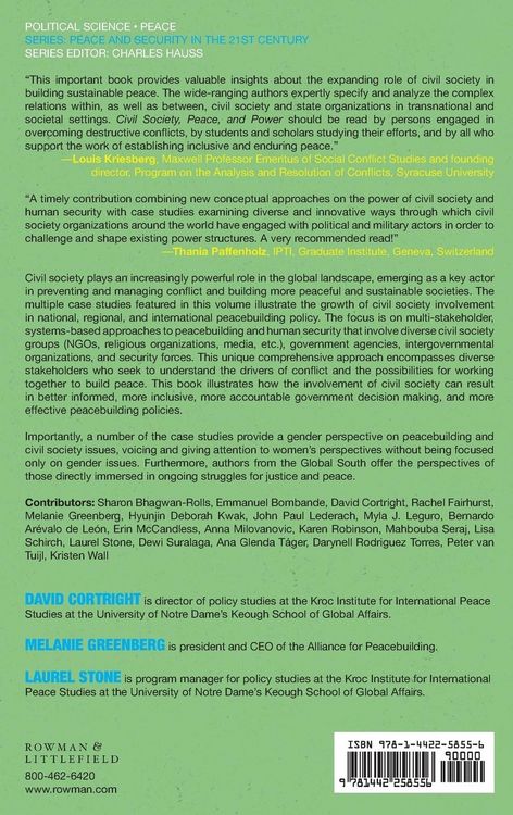 Produktbild: Civil Society, Peace, and Power