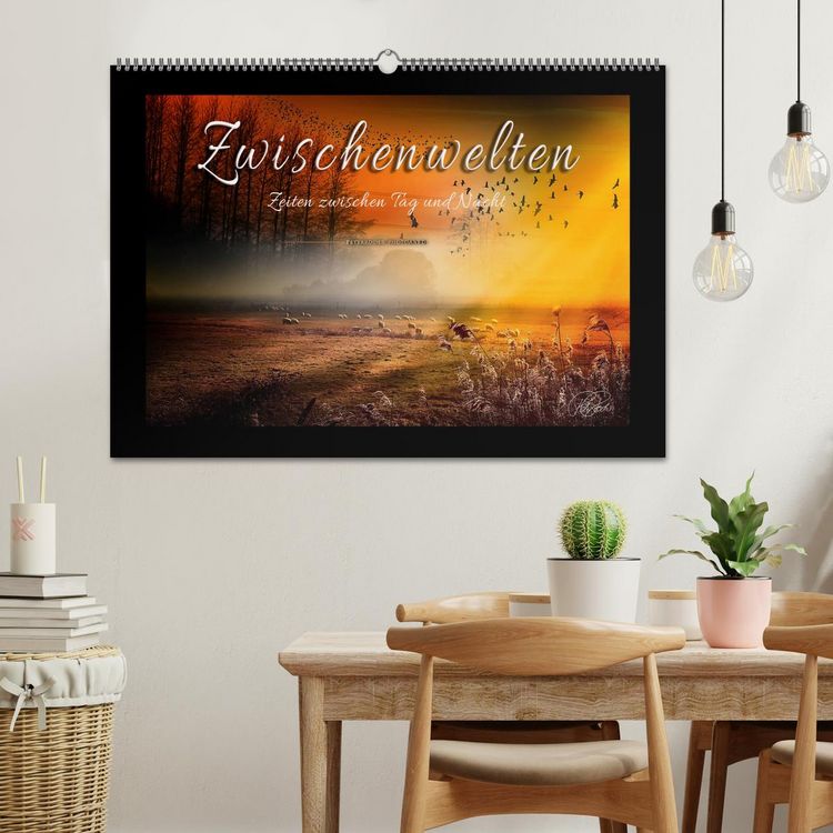 Produktbild: Zwischenwelten, Zeiten zwischen Tag und Nacht (Wandkalender 2026 DIN A2 quer), CALVENDO Monatskalender