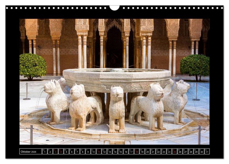 Produktbild: Andalusien - Die Seele Spaniens (Wandkalender 2026 DIN A3 quer), CALVENDO Monatskalender