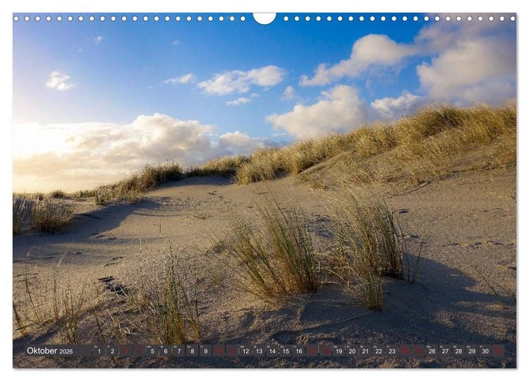 Produktbild: Einzigartiges Spiekeroog (Wandkalender 2026 DIN A3 quer), CALVENDO Monatskalender