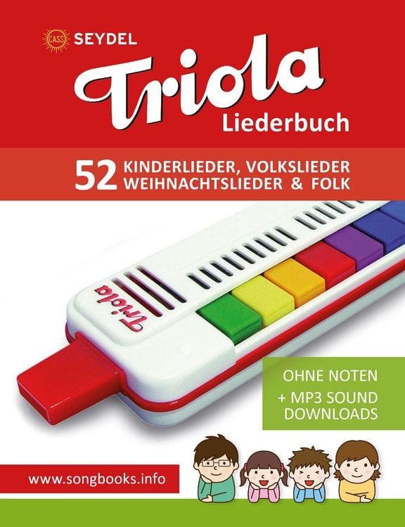 Produktbild: Triola Liederbuch - Kinderlieder, Volkslieder, Weihnachtslieder und Folk