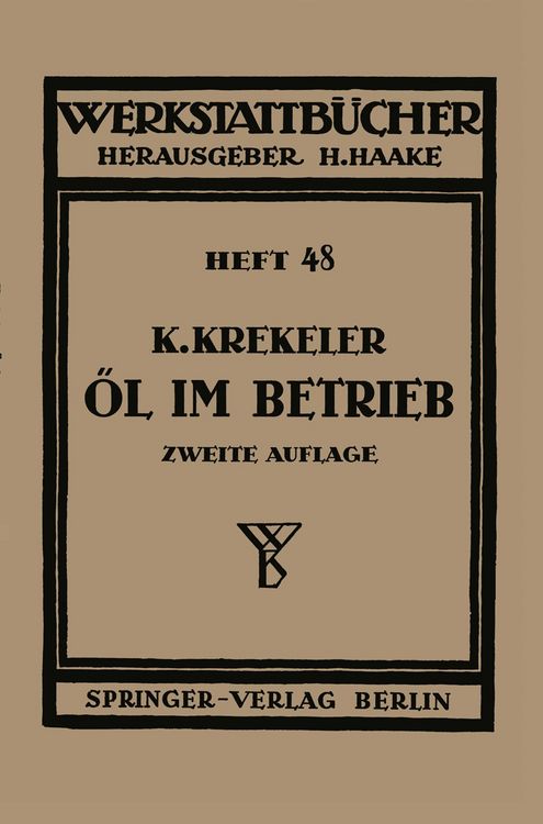 Produktbild: &Ouml;l im Betrieb