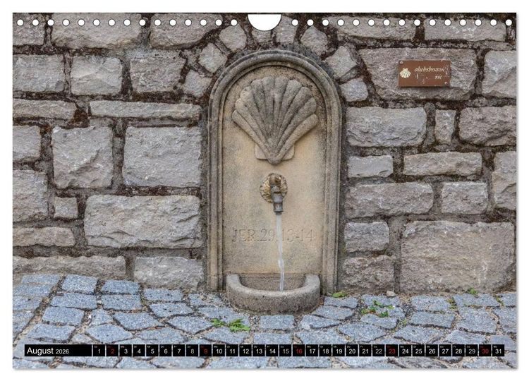 Produktbild: Jakobsweg Steigerwald (Wandkalender 2026 DIN A4 quer), CALVENDO Monatskalender